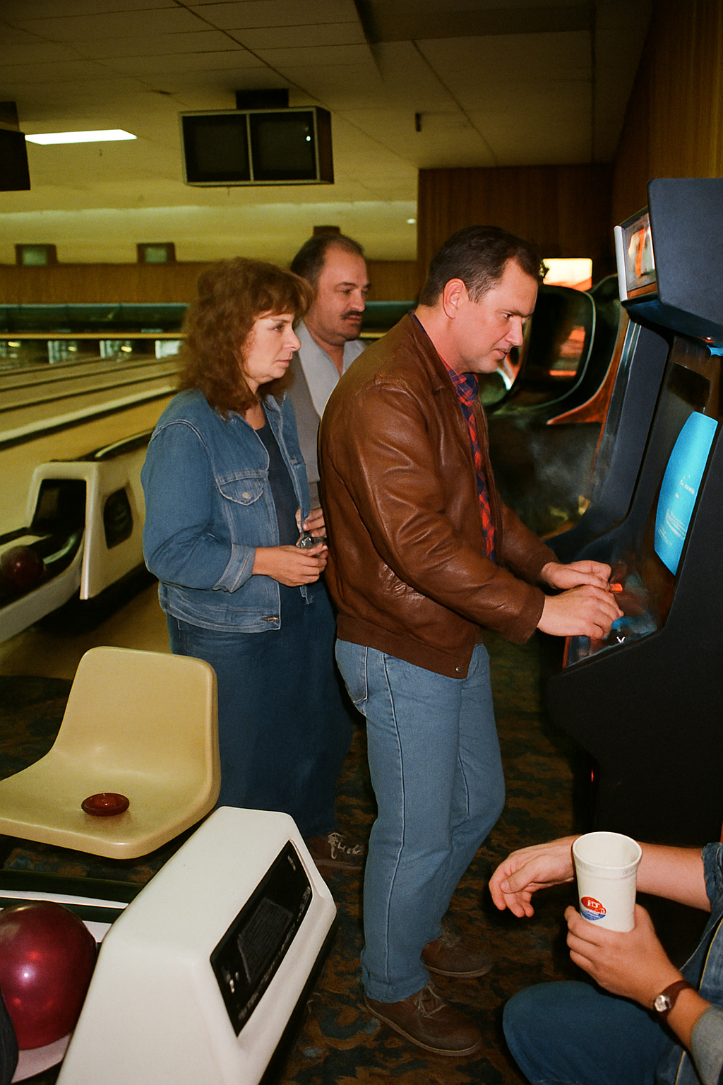 Bowling alley arcade culture