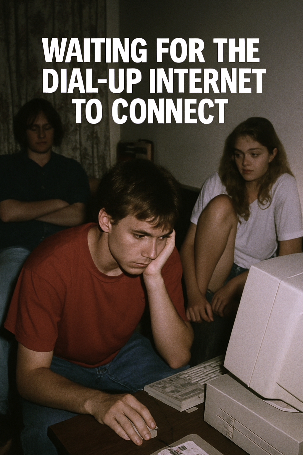 waiting for the modem to connect at midnight