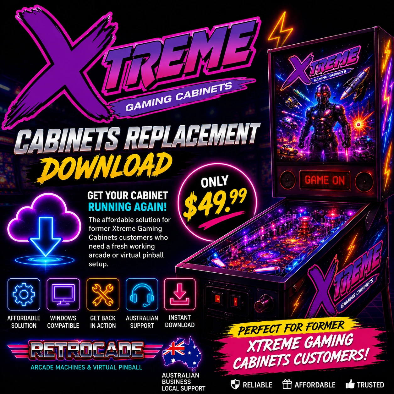 Xtreme Gaming Cabinets Replacement Download